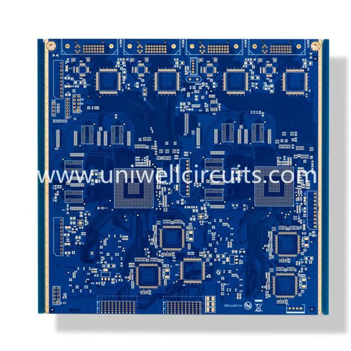 Blauwe soldeer masker PCB