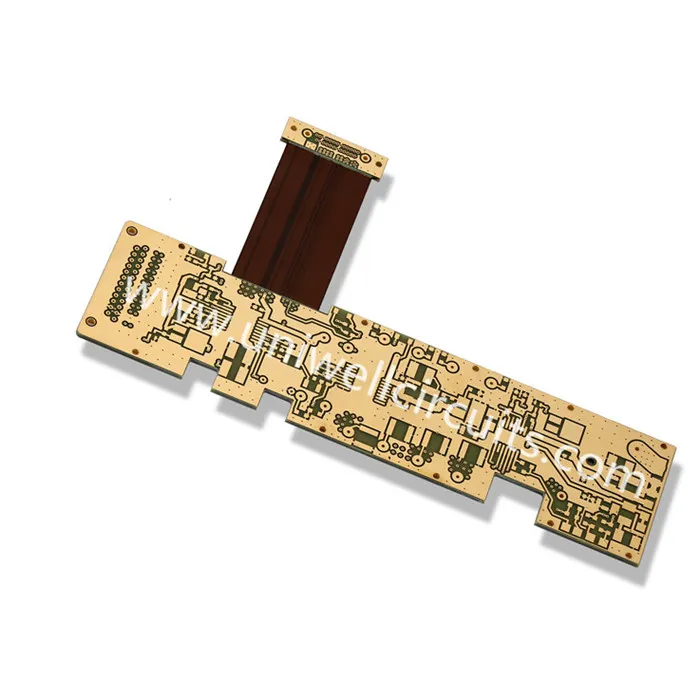 Gelaagde Flex Rigid printplaat